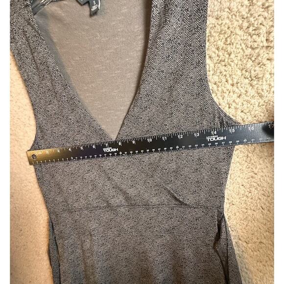 Toad&Co Black Sleeveless V-Neck Cue Wrap Knee Length Dress Sz S Travel Casual - Picture 12 of 16